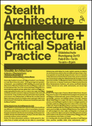 Stealth Architecture, newspaper, 2013